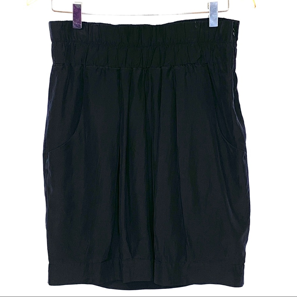 Gunex by Brunello Cucinelli Shiny Silk Pencil Skirt 4